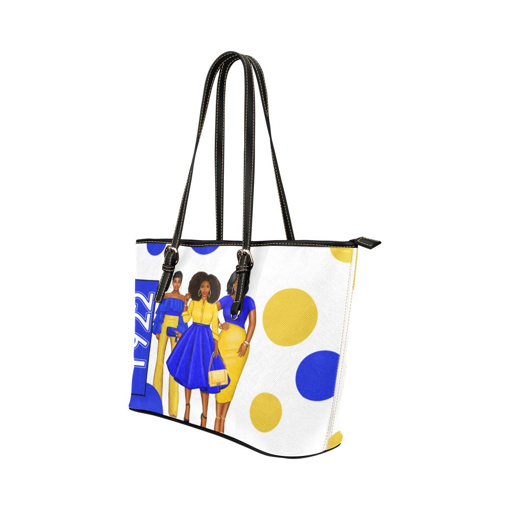 1922 Sigma Gamma Rho Leather Tote Leather Tote Bag