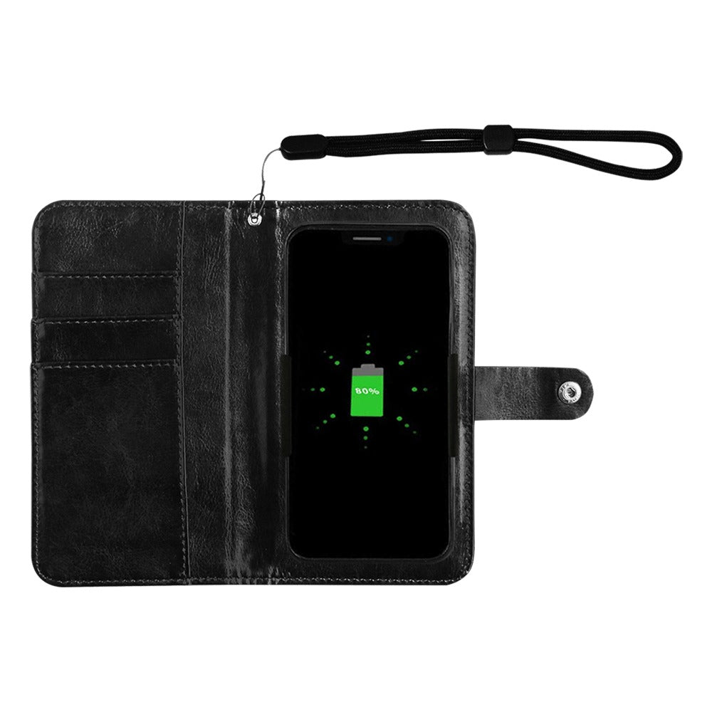 You are wallet black inside Flip Leather Purse for Mobile Phone(Model1703)(Large)