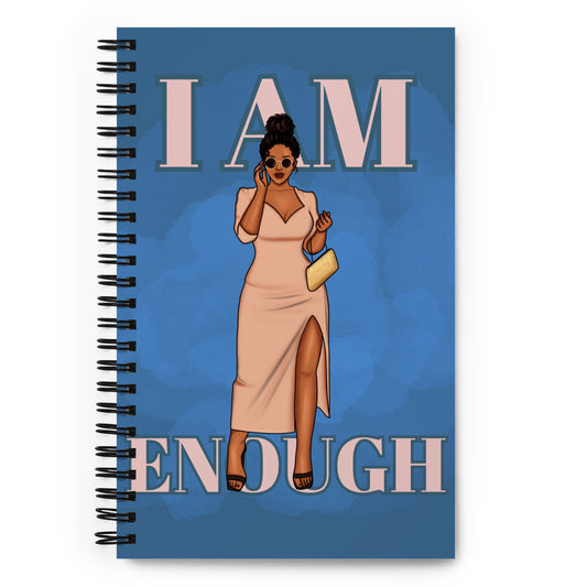 I am Enough Spiral notebook