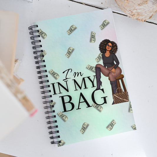 "In my Bag" Spiral notebook