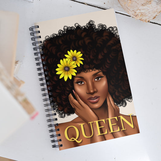 "Queen" Spiral notebook