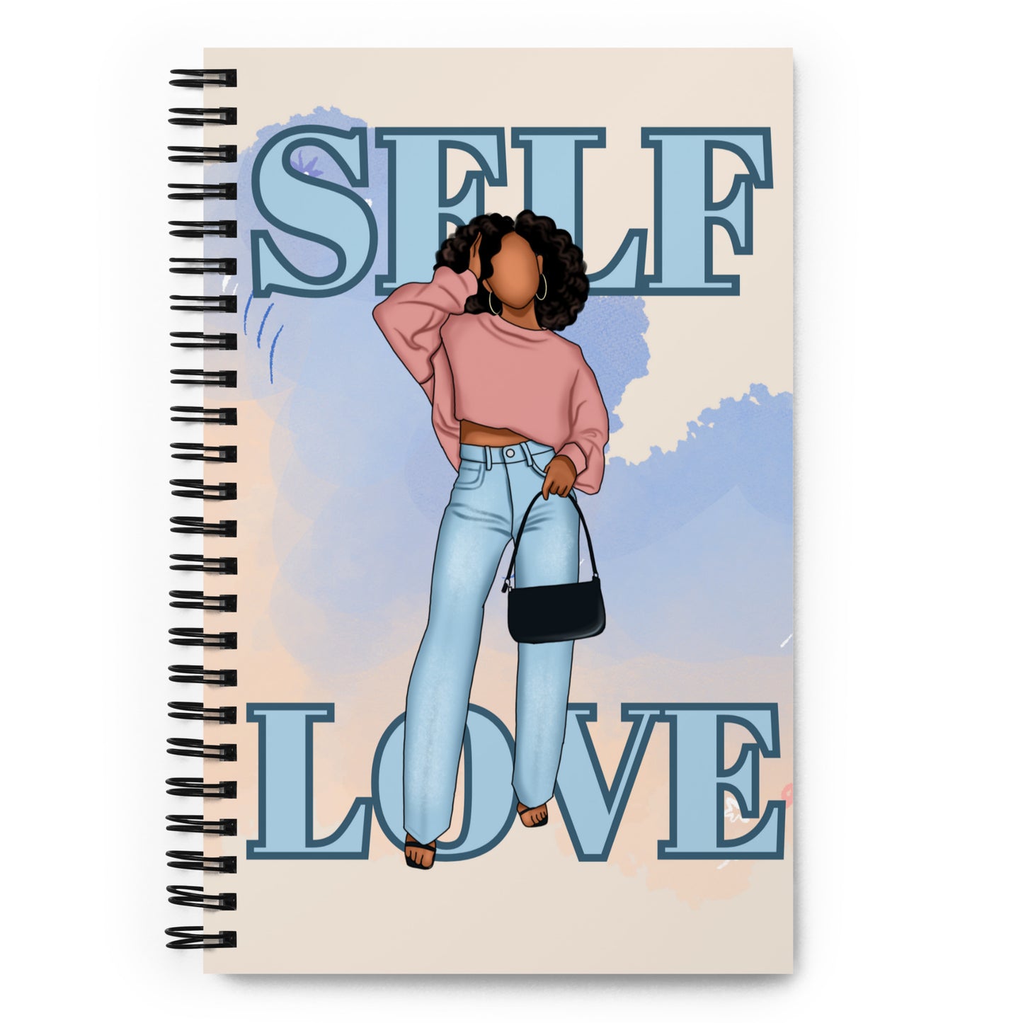 "Self Love" Spiral notebook