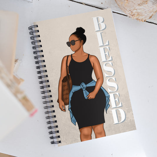 "Blessed" Spiral Notebook