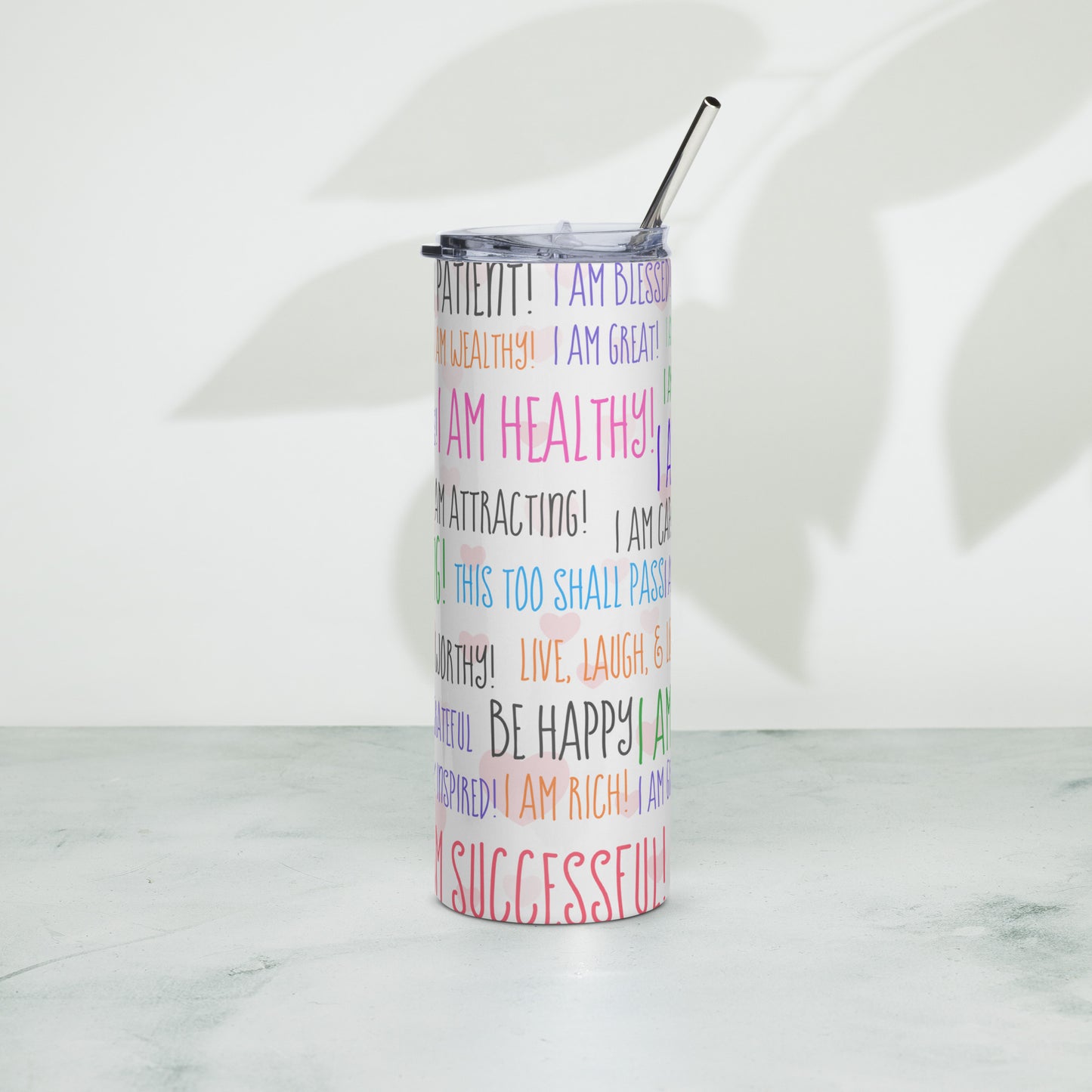 I am Affirmation Stainless steel tumbler