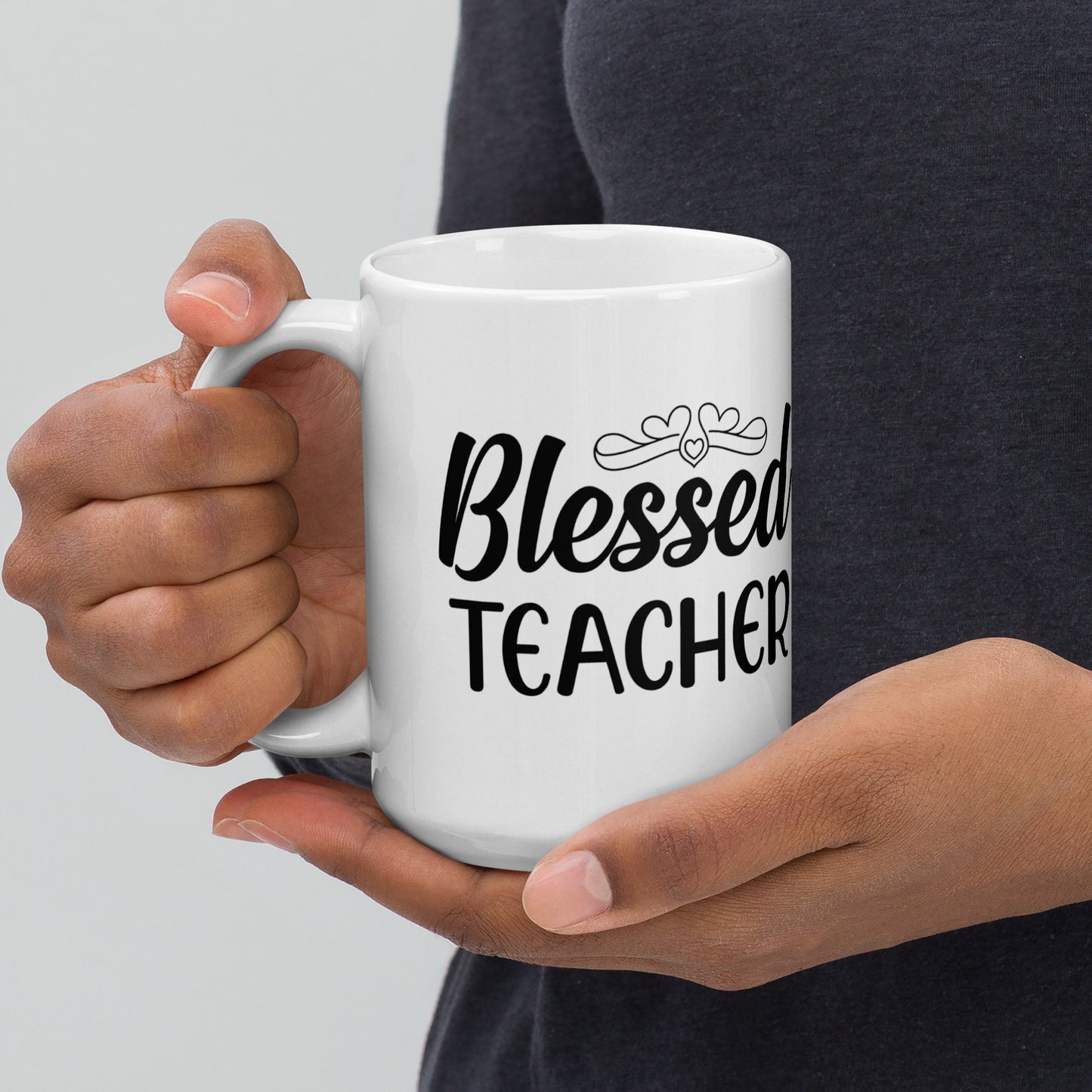 Blessed Teacher White glossy mug 11 oz. 15 oz.