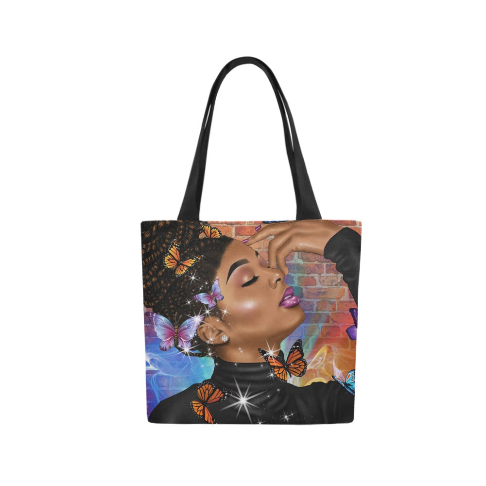 soul vibes canvas tote Canvas Tote Bag (Model 1657)