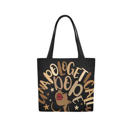 Dope- Black Canvas Tote Canvas Tote Bag (Model 1657)