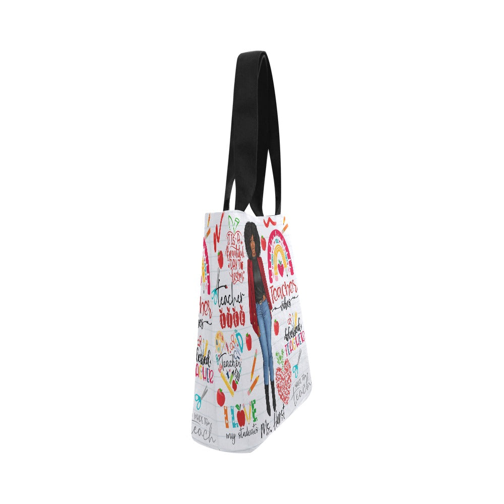 Teacher Grafitti canvas tote Canvas Tote Bag (Model 1657)