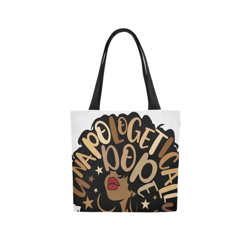 Dope- white canvas tote Canvas Tote Bag (Model 1657)