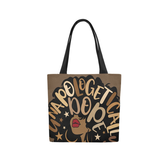 Dope- Brown canvas Tote Canvas Tote Bag (Model 1657)