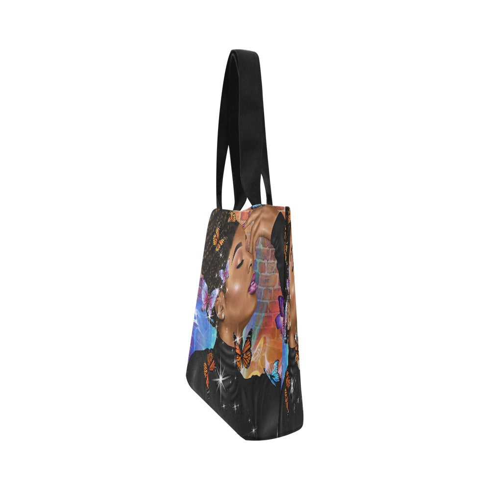 soul vibes canvas tote Canvas Tote Bag (Model 1657)