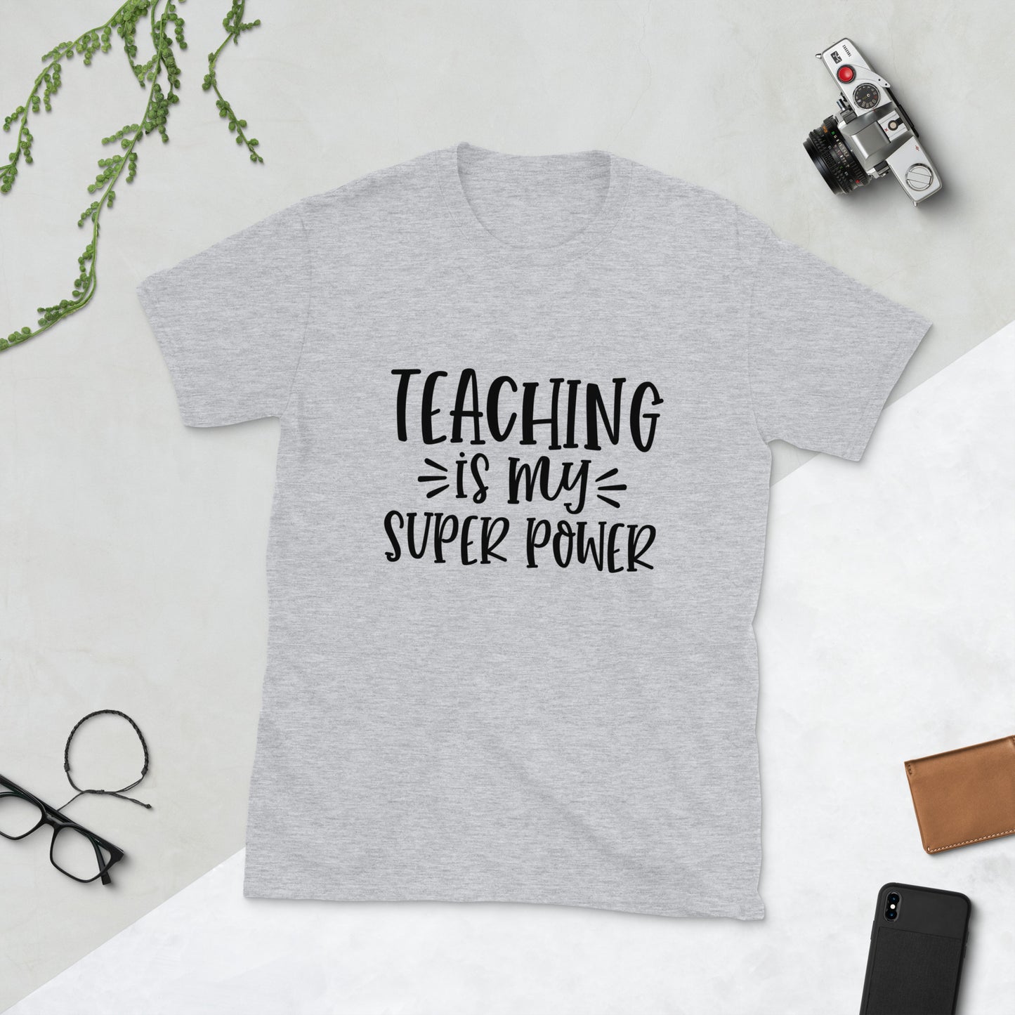 Teaching is my Superpower Short-Sleeve Unisex T-Shirt